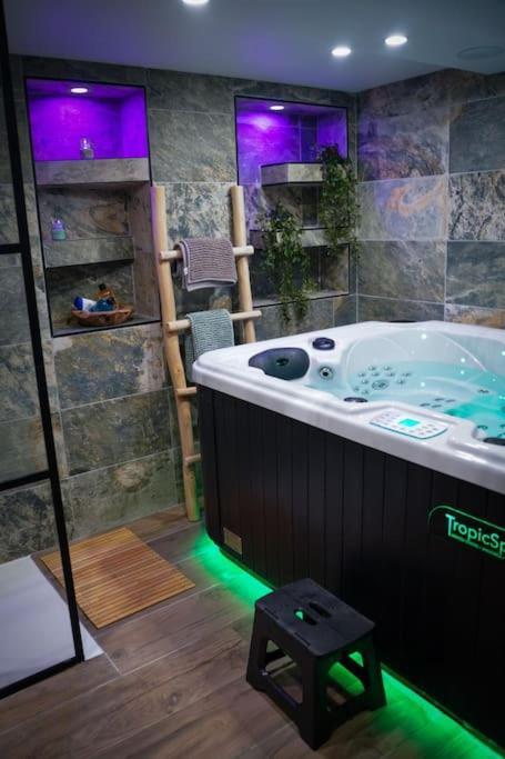 鲁昂Nuit De La Sagesse "Jacuzzi Terrasse Et Parking Prive"公寓 外观 照片